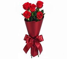 Букет 5 Красных роз Эдлесс Лав в Дровяной