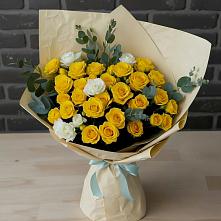 Букет цветов из:  Розы в Дровяной