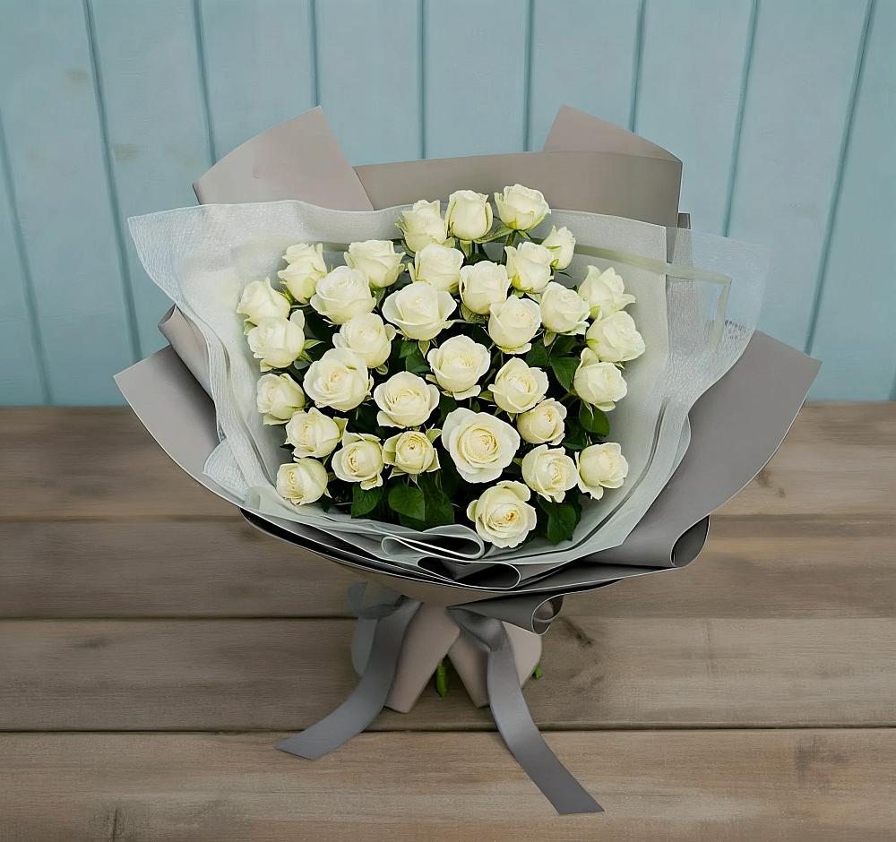 Букет Белоснежная нежность в Дровяной