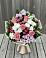 Букет цветов из: Альстромерии, Гвоздики, Розы и Хризантемы в Дровяной