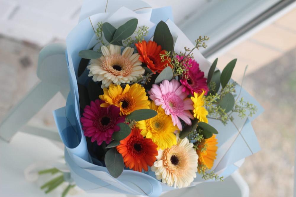 Букет цветов из: Герберы в Дровяной