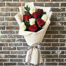 Букет цветов из:  Розы #REPLACE_PRED# Дровяной