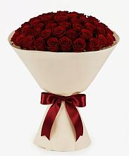 Букет 101 Бордовая роза Блэк Бакарра в Дровяной