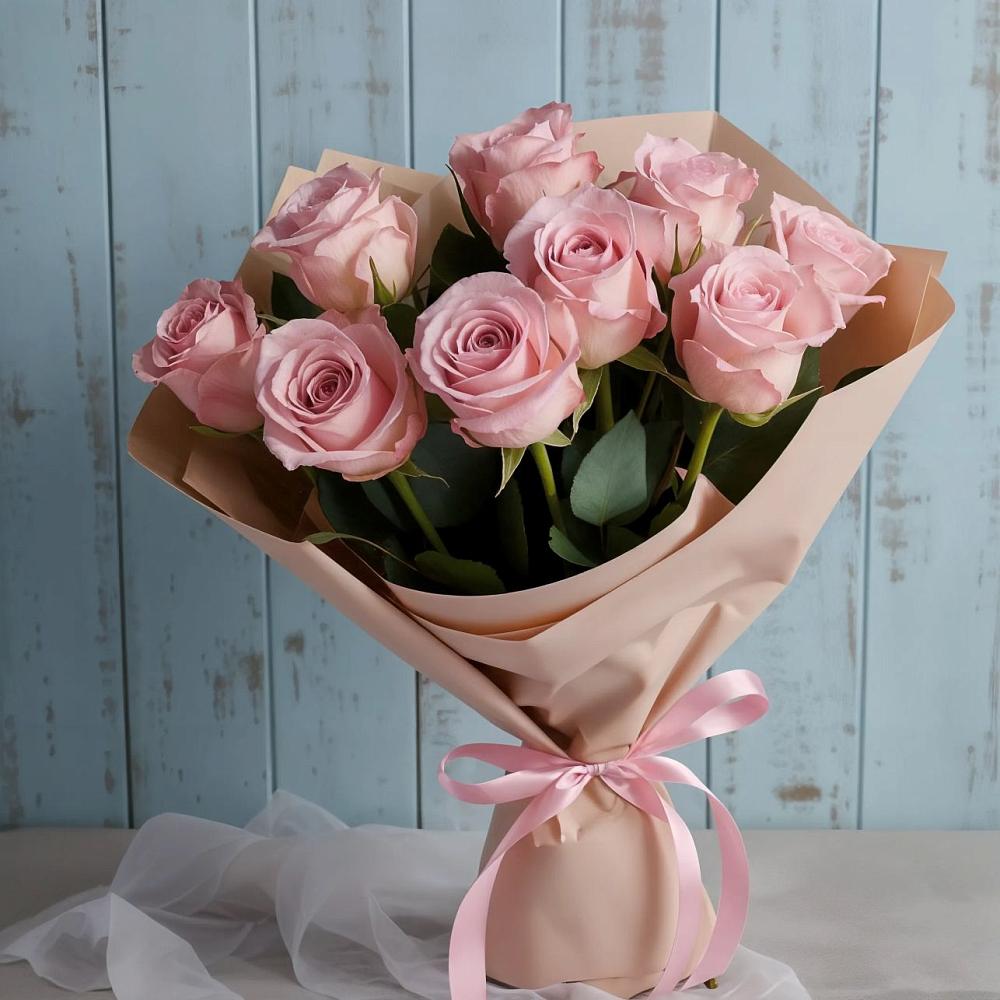 Букет цветов из: Розы в Дровяной