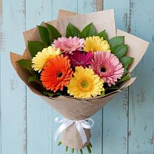 Букет цветов из:  Герберы в Дровяной