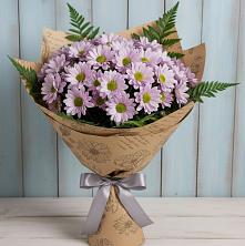 Букет цветов из:  Хризантемы в Дровяной