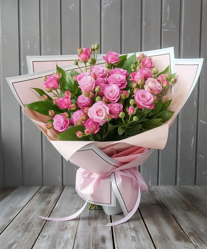Букет Розовый кустик в Дровяной