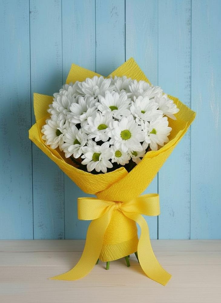 Букет цветов из: Хризантемы в Дровяной