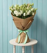 Букет цветов из:  Лизиантусы в Дровяной