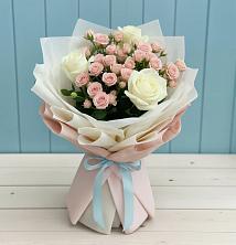 Букет цветов из:  Розы в Дровяной