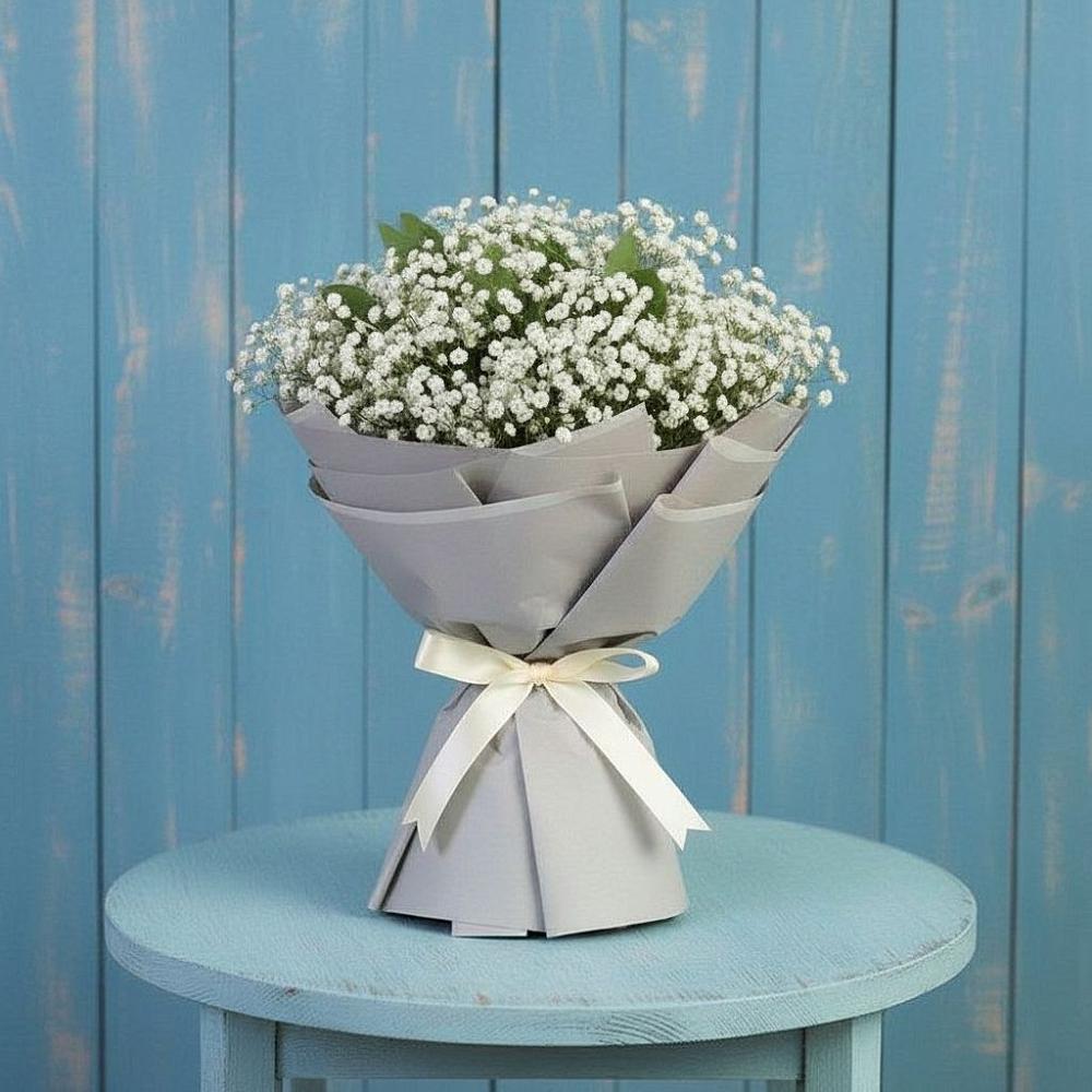 Букет цветов из: Гипсофила в Дровяной