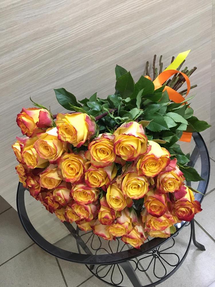 Букет Желтые розы в Дровяной