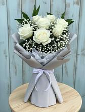 Букет цветов из:  Розы в Дровяной