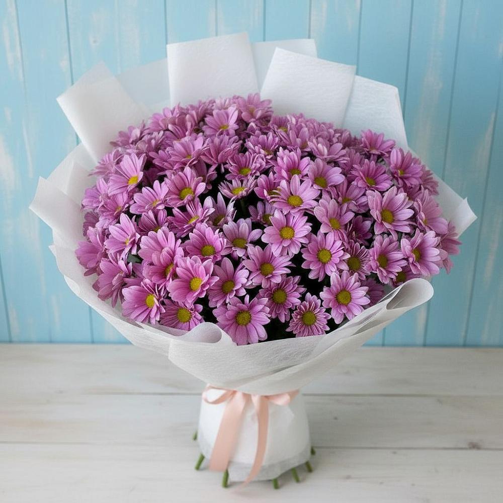 Букет цветов из: Хризантемы в Дровяной