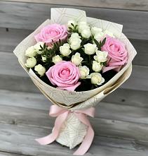 Букет цветов из:  Розы в Дровяной