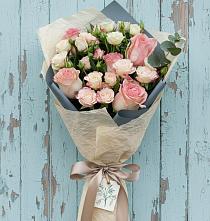 Букет цветов из:  Розы #REPLACE_PRED# Дровяной