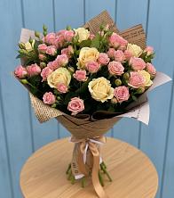 Букет цветов из:  Розы в Дровяной
