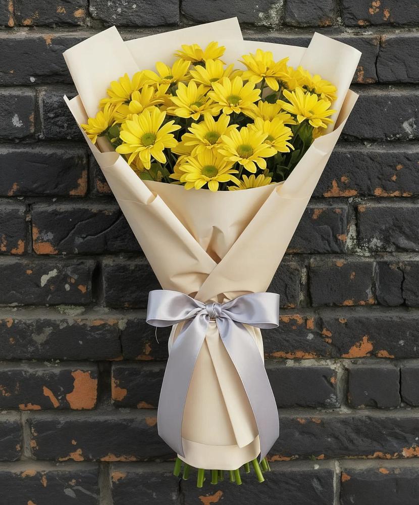 Букет цветов из: Хризантемы в Дровяной