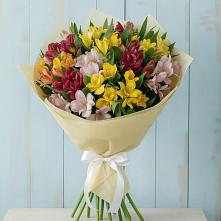 Букет цветов из:  Альстромерии #REPLACE_PRED# Дровяной