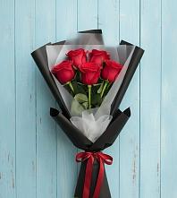 Букет цветов из:  Розы #REPLACE_PRED# Дровяной