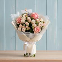 Букет цветов из:  Розы в Дровяной