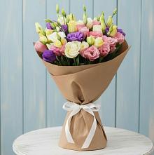 Букет цветов из:  Лизиантусы в Дровяной