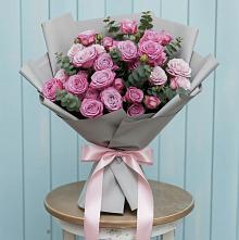 Букет цветов из:  Розы #REPLACE_PRED# Дровяной